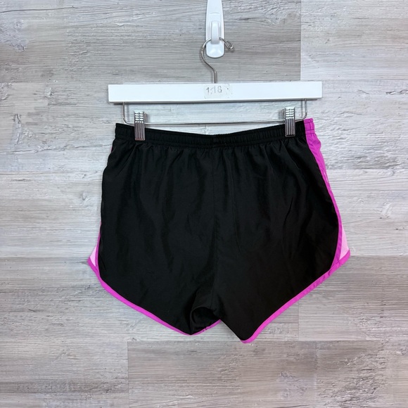 Nike Dri-FIT Tempo Running Shorts Black Pink Mesh Trim Small - Picture 3 of 8